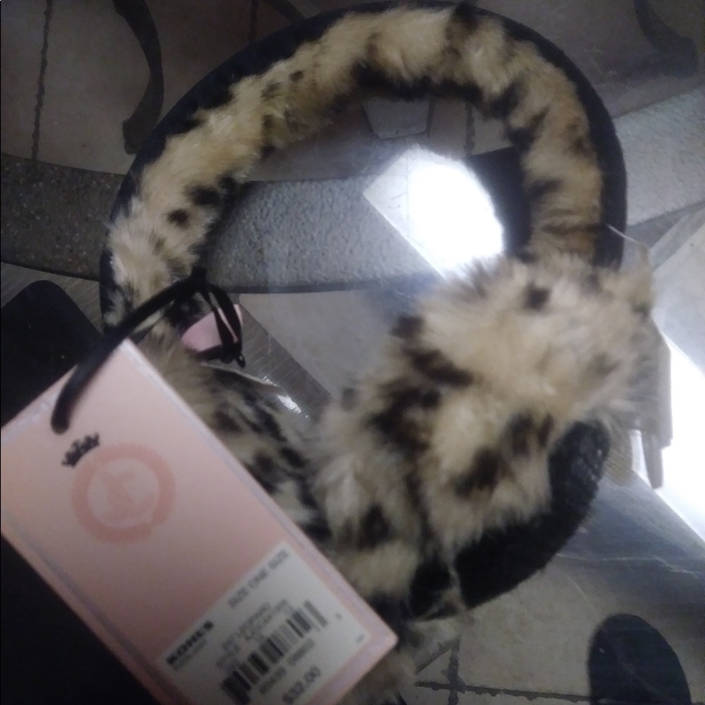 Juicy couture ear muffs new with tags leopard
